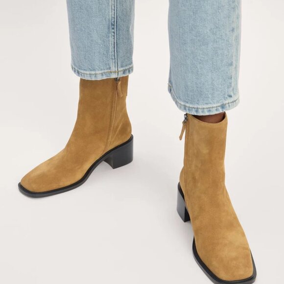 Everlane Tan Ankle Boots - Picture 2 of 6
